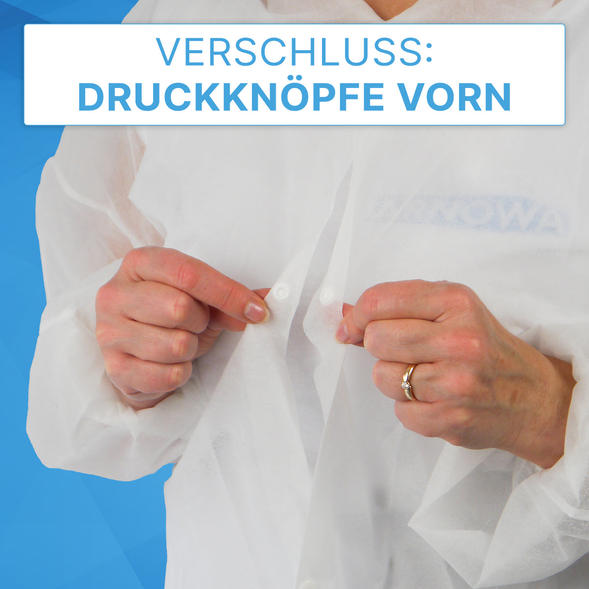 ARNOMED PROTECT PP-Besuchermantel – 5 Stück
