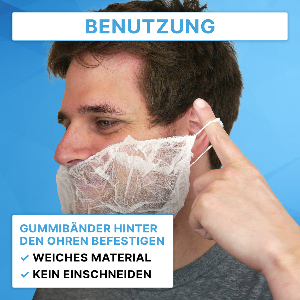 ARNOMED COVER PP-Bartschutz – 100 Stück