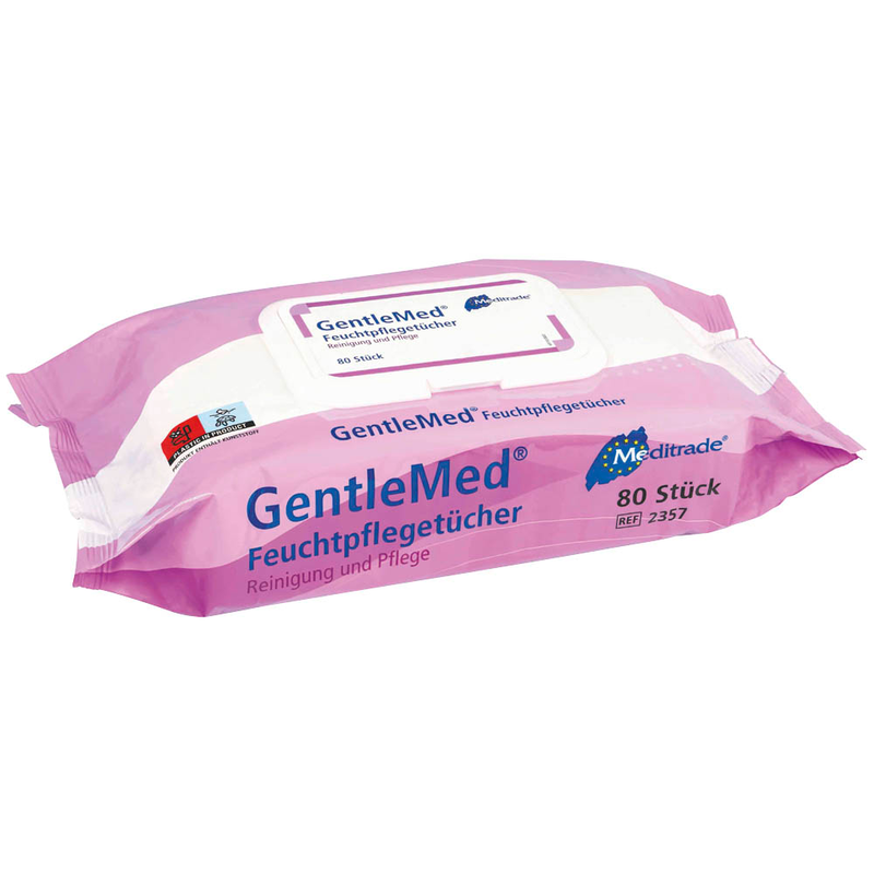 Meditrade® Gentle Med® Feuchttücher – 80 Stück