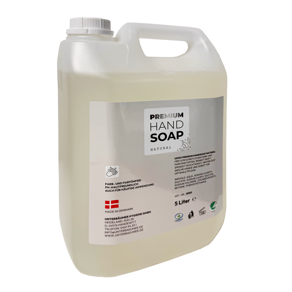 PREMIUM Hand Soap Natural UH101 Waschlotion parfümfrei, 5 Liter