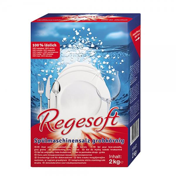 Regesoft Siede-Geschirrspülsalz grob, 6 x 2kg